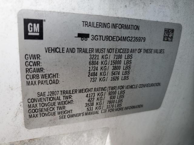 2021 GMC SIERRA K15 - 3GTU9DED4MG235979