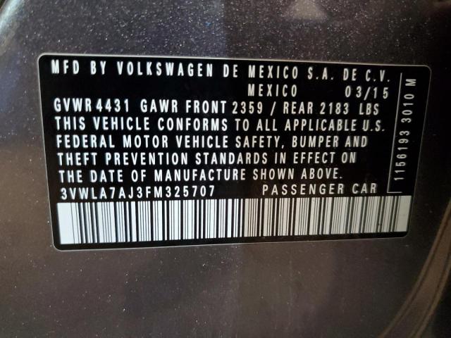 2015 VOLKSWAGEN JETTA TDI - 3VWLA7AJ3FM325707