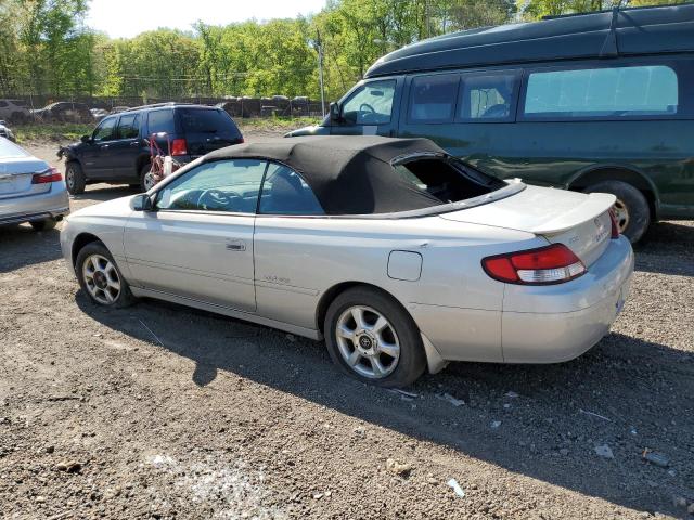 TOYOTA CAMRY SOLA 2000 silver converti gas 2T1FF28PXYC390306 photo #3