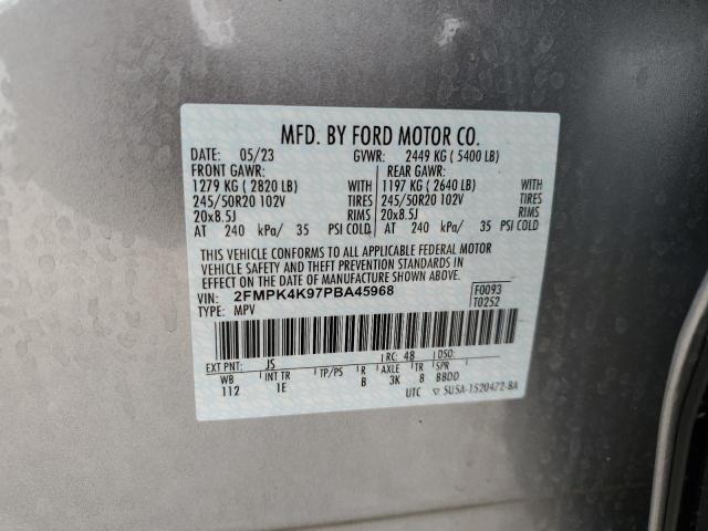 2023 FORD EDGE TITAN - 2FMPK4K97PBA45968