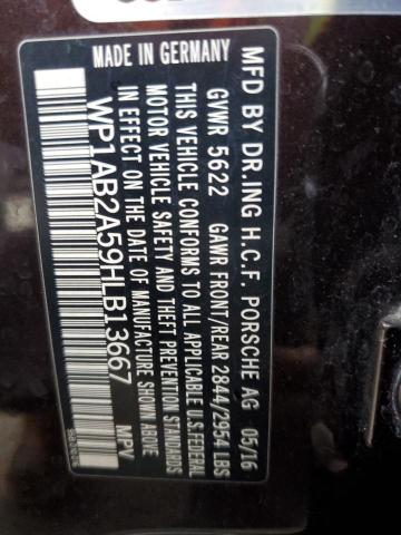 2017 PORSCHE MACAN S - WP1AB2A59HLB13667
