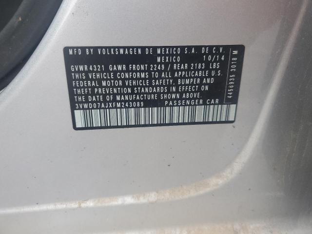 2015 VOLKSWAGEN JETTA SE - 3VWD07AJXFM243089