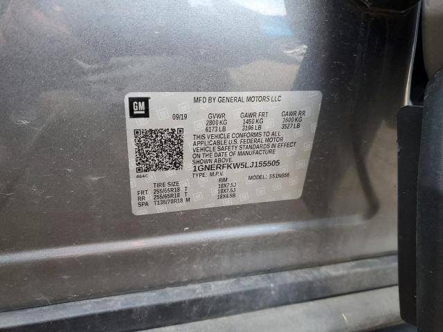 2020 CHEVROLET TRAVERSE L - 1GNERFKW5LJ155505