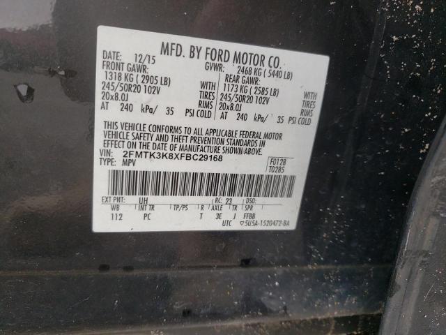 2015 FORD EDGE TITAN - 2FMTK3K8XFBC29168