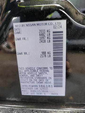 2024 NISSAN ALTIMA SR - 1N4BL4CWXRN386181