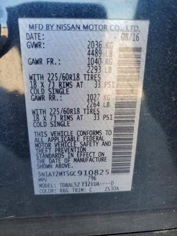 2016 NISSAN ROGUE S - 5N1AT2MT5GC910825