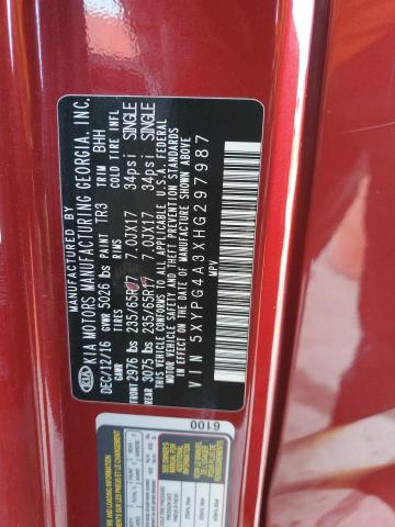 2017 KIA SORENTO LX - 5XYPG4A3XHG297987