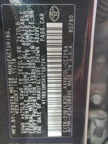 2019 TOYOTA CAMRY XSE - 4T1B61HK5KU708724