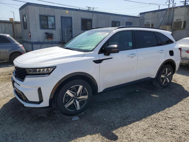 KIA SORENTO S 2022 white  gas 5XYRL4LC7NG123808 photo #1