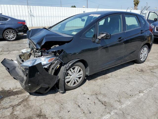 HONDA FIT LX 2015 black  gas 3HGGK5G55FM754770 photo #1