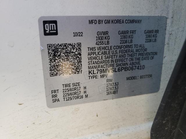 2023 CHEVROLET TRAILBLAZE KL79MVSL6PB067410