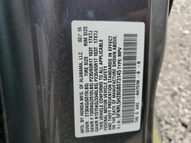 2016 HONDA ODYSSEY LX 5FNRL5H28GB073145