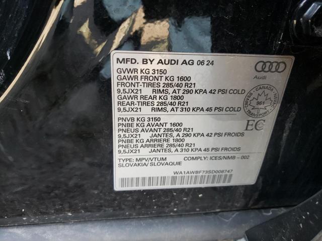 2025 AUDI SQ7 PREMIU WA1AWBF73SD008747