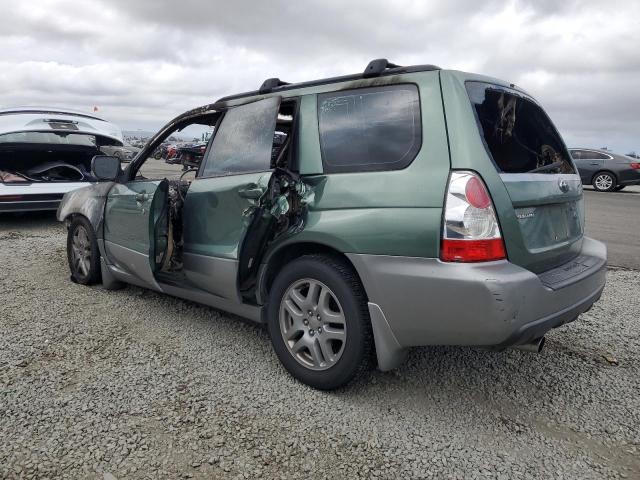 SUBARU FORESTER 2 2007 green  gas JF1SG67627H702954 photo #3