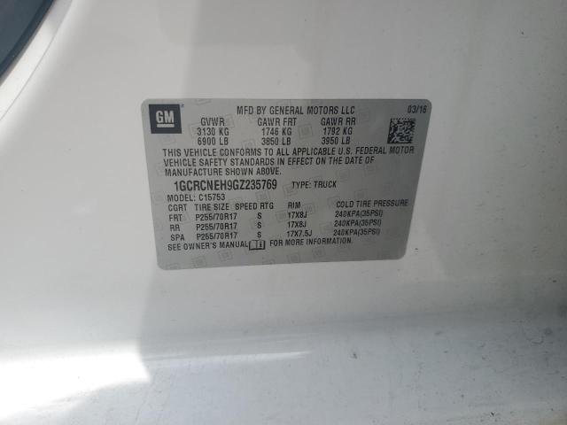 2016 CHEVROLET SILVERADO - 1GCRCNEH9GZ235769