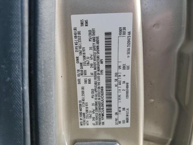 2018 FORD ESCAPE TIT - 1FMCU9J95JUC62069