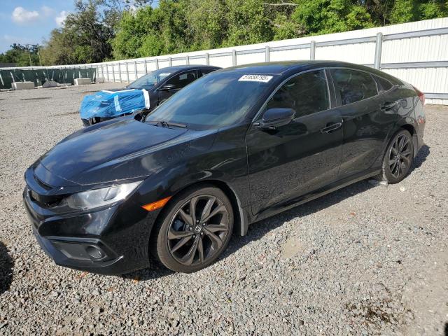 Vin: 2hgfc2f83kh596294, lot: 51658795, honda civic sport 2019 img_1