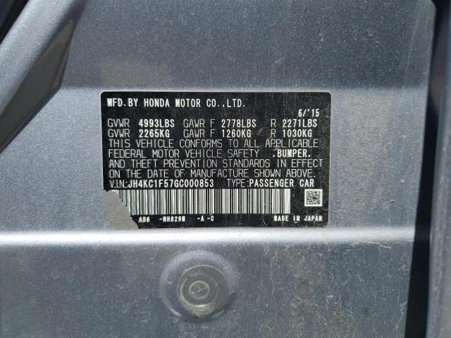 2016 ACURA RLX TECH JH4KC1F57GC000853