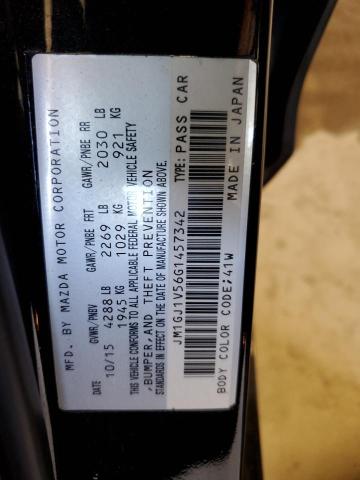 2016 MAZDA 6 TOURING - JM1GJ1V56G1457342