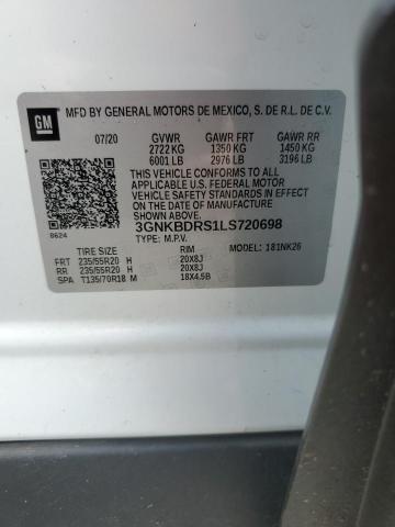 2020 CHEVROLET BLAZER 3LT - 3GNKBDRS1LS720698