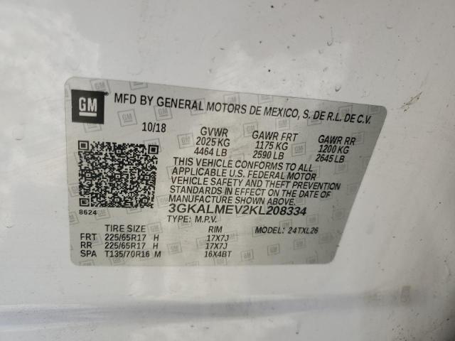 2019 GMC TERRAIN SL - 3GKALMEV2KL208334