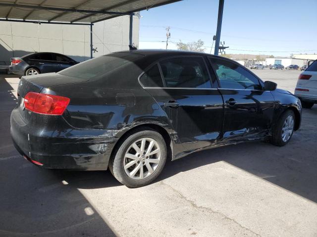 VOLKSWAGEN JETTA SE 2014 black  gas 3VWD17AJ4EM399608 photo #4