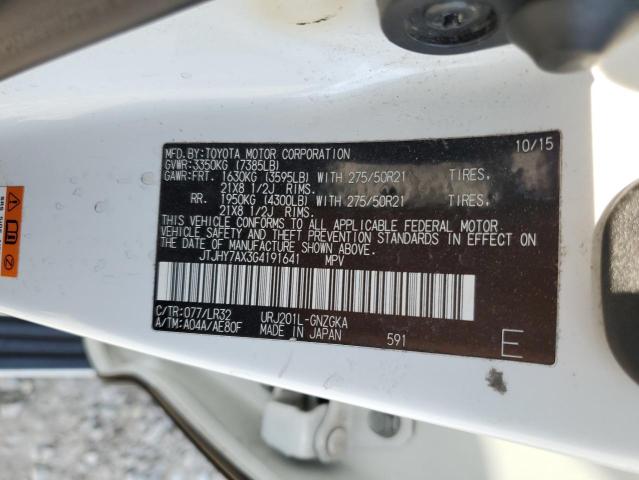 2016 LEXUS LX 570 JTJHY7AX3G4191641