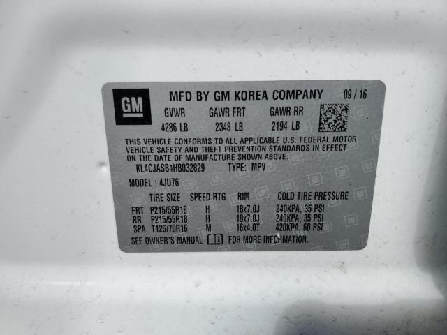 2017 BUICK ENCORE PRE - KL4CJASB4HB032829
