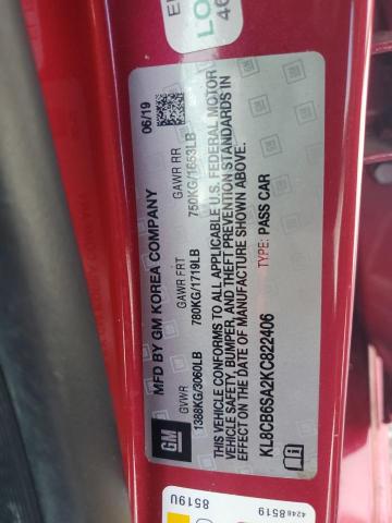 2019 CHEVROLET SPARK LS - KL8CB6SA2KC822406