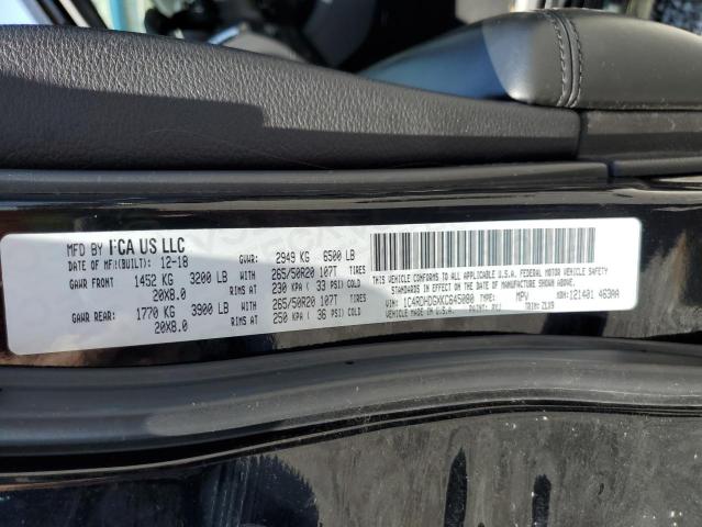 2019 DODGE DURANGO GT 1C4RDHDGXKC645080