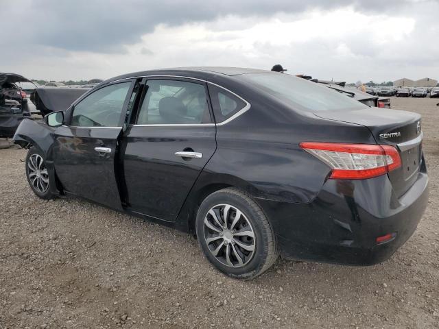 NISSAN SENTRA S 2014 black  gas 1N4AB7AP2EN853888 photo #3