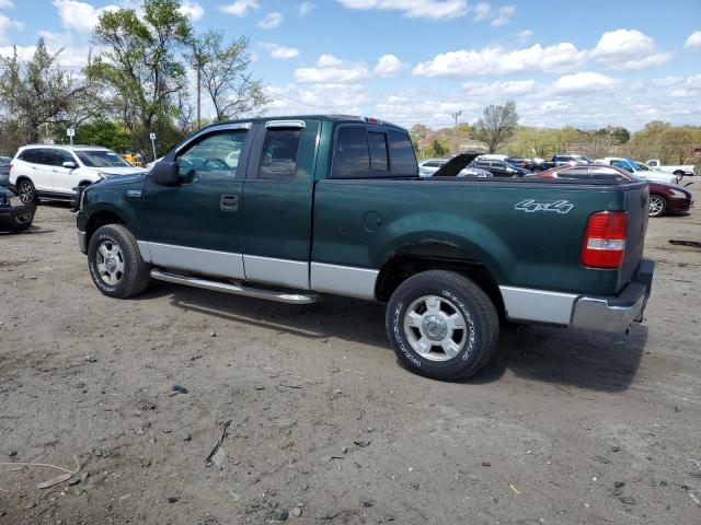 FORD F150 2007 green  Gasoline 1FTRX14W87NA17276 photo #3