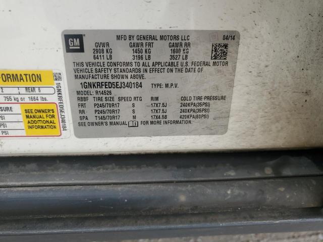 2014 CHEVROLET TRAVERSE L - 1GNKRFED5EJ340184