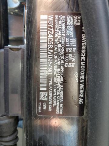 2018 BMW I3 REX - WBY7Z4C58JVD95490