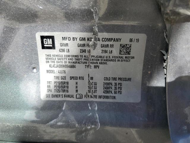 2019 BUICK ENCORE PRE - KL4CJASB9KB946694