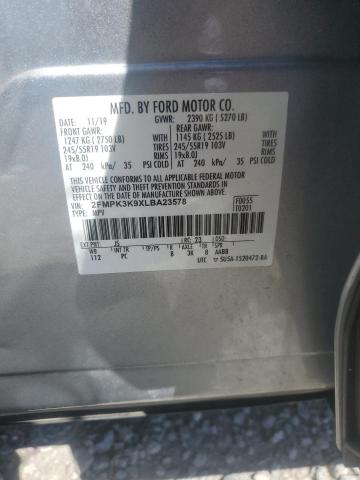 2020 FORD EDGE TITAN - 2FMPK3K9XLBA23578
