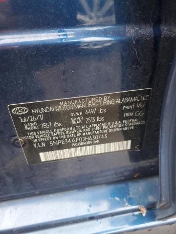 2018 HYUNDAI SONATA SPO - 5NPE34AF0JH630743