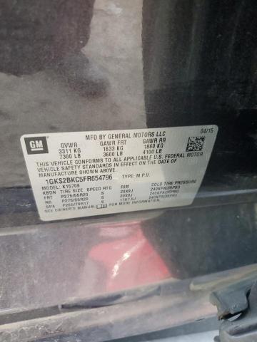2015 GMC YUKON SLT 1GKS2BKC5FR654796