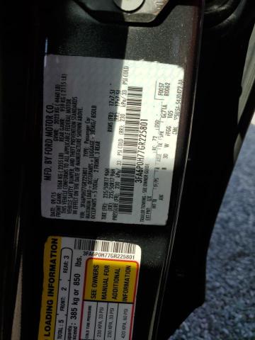 2016 FORD FUSION SE - 3FA6P0H77GR225801
