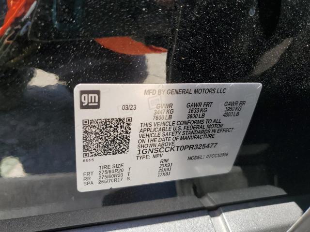 2023 CHEVROLET SUBURBAN C - 1GNSCCKT0PR325477
