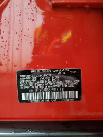 2025 SUBARU WRX LIMITE JF1VBAN66S9800731