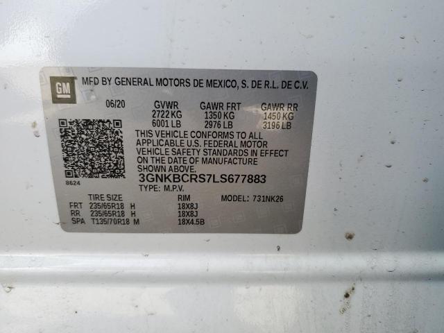 2020 CHEVROLET BLAZER 2LT - 3GNKBCRS7LS677883