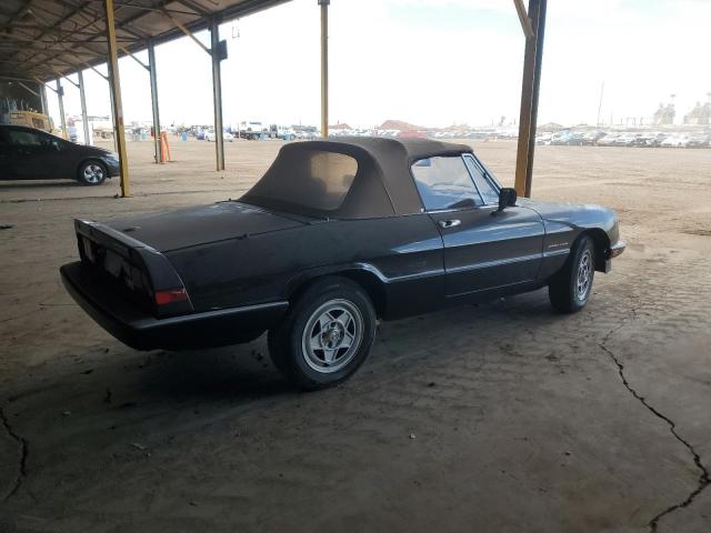 ALFA ROMEO SPIDER VEL 1990 black  gas ZARBA12G1L6002336 photo #4