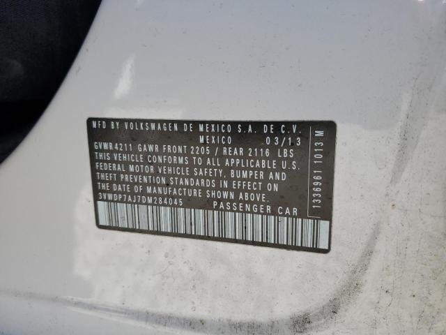 2013 VOLKSWAGEN JETTA SE - 3VWDP7AJ7DM284045