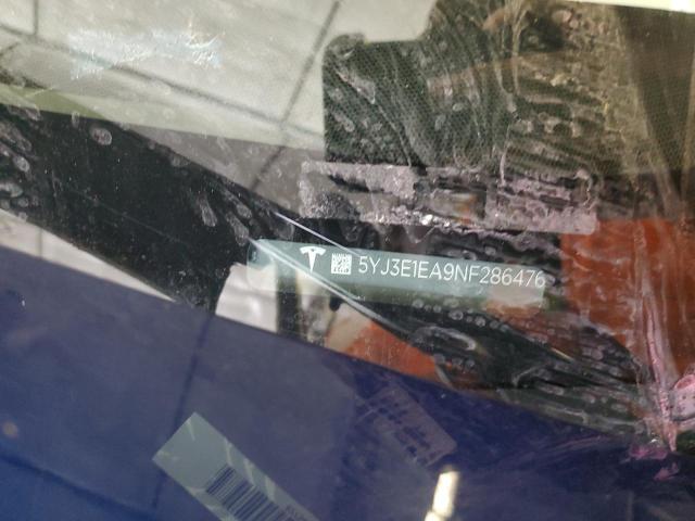 2022 TESLA MODEL 3 - 5YJ3E1EA9NF286476