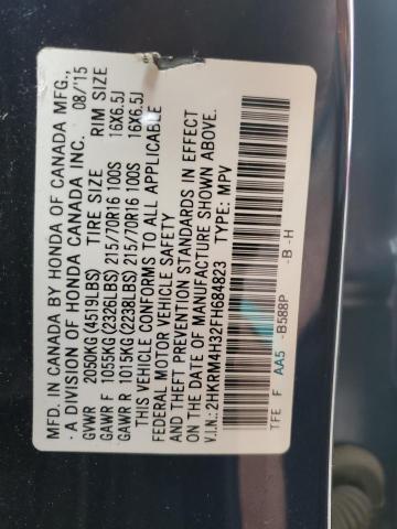 2015 HONDA CR-V LX 2HKRM4H32FH684823