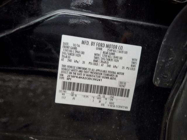 2016 FORD EDGE TITAN - 2FMPK4K82GBC66241