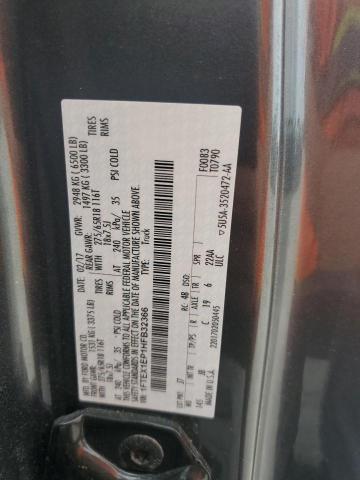 2017 FORD F150 SUPER - 1FTEX1EP1HFB32366