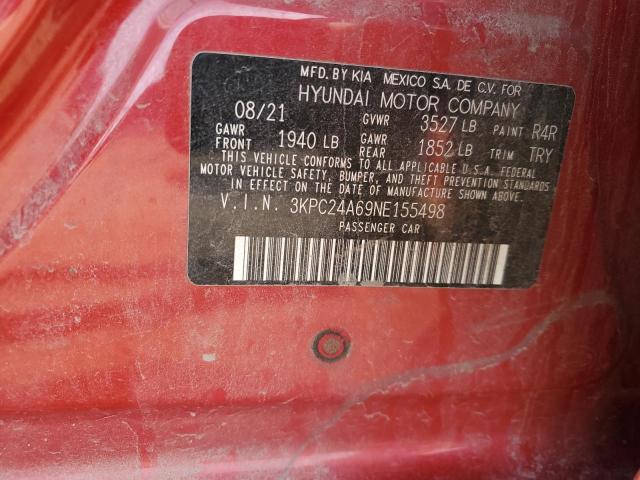 2022 HYUNDAI ACCENT SE - 3KPC24A69NE155498