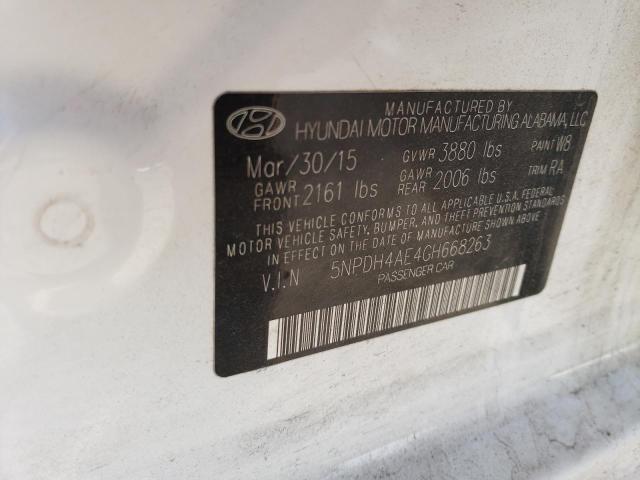 2016 HYUNDAI ELANTRA SE - 5NPDH4AE4GH668263